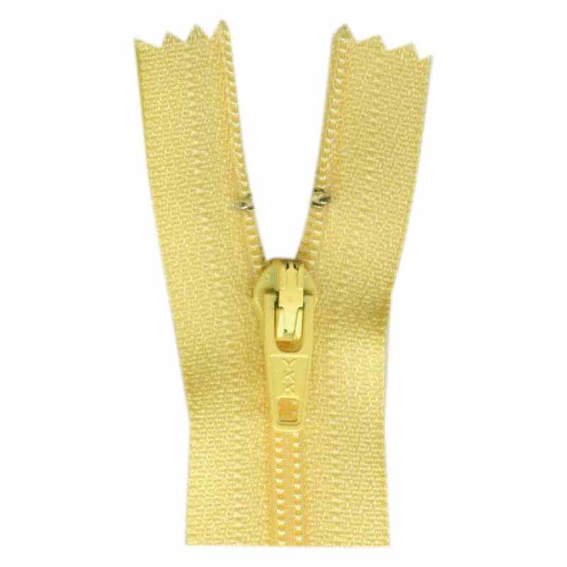 COSTUMAKERS General Purpose Closed End Zipper 18cm (7") - Butter - 1700