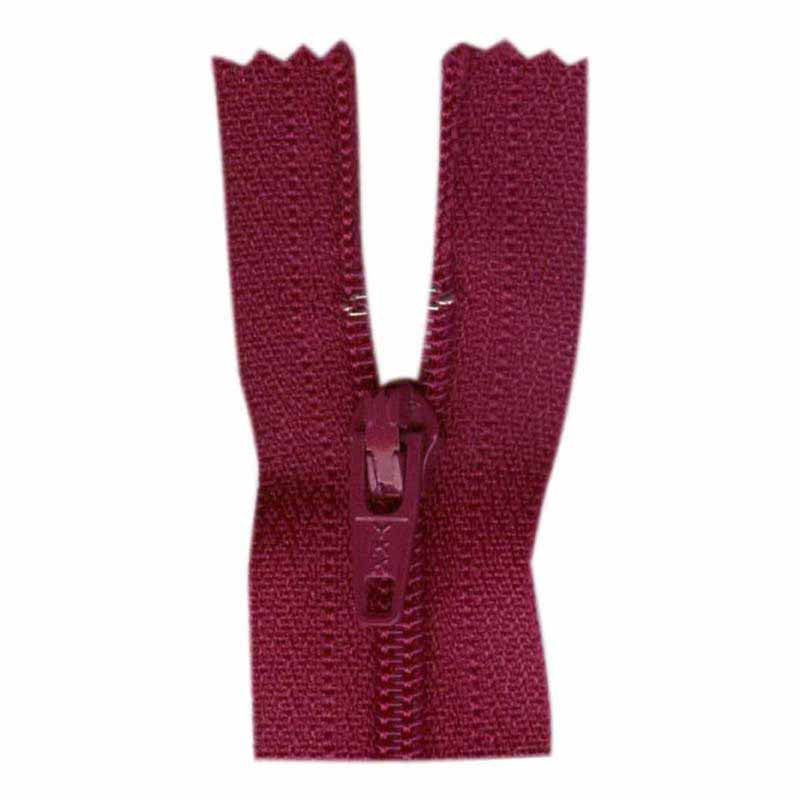 COSTUMAKERS — General Purpose Closed-End Zipper 18cm (7"") — Plum — 18 cm (7") — 1700