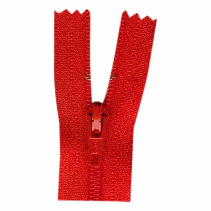 COSTUMAKERS General Purpose Closed End Zipper 18cm (7") - Atom Red - 1700