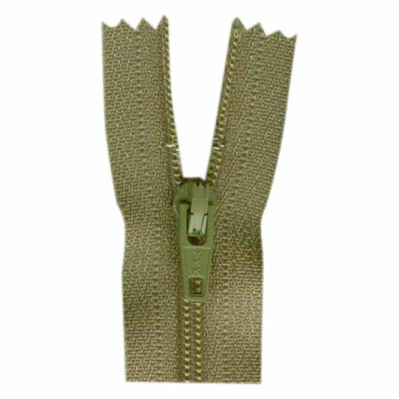 COSTUMAKERS General Purpose Closed End Zipper 20cm (8") - Khaki - 1700