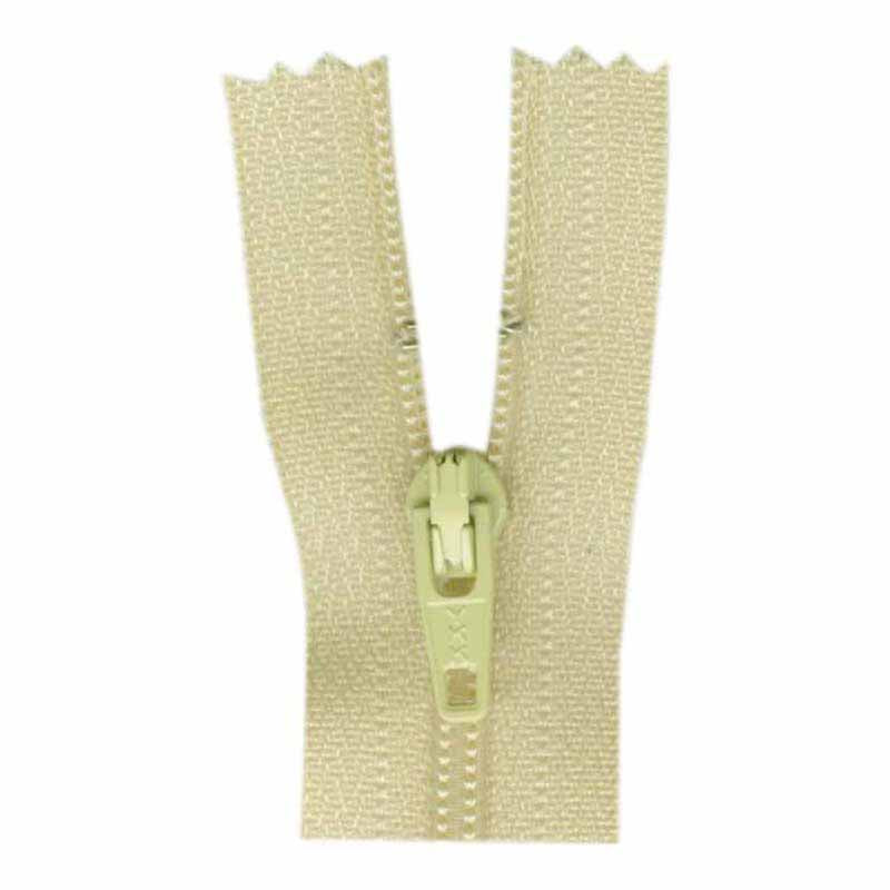 COSTUMAKERS General Purpose Closed End Zipper 40cm (16") - Light Tan - 1700