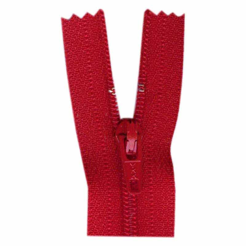 COSTUMAKERS General Purpose Closed End Zipper 55cm (22") - Hot Red - 1700