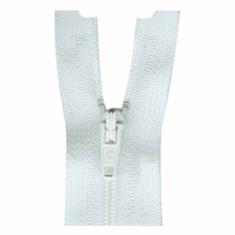 COSTUMAKERS General Purpose One Way Separating Zipper 23cm (9") - White - 1703