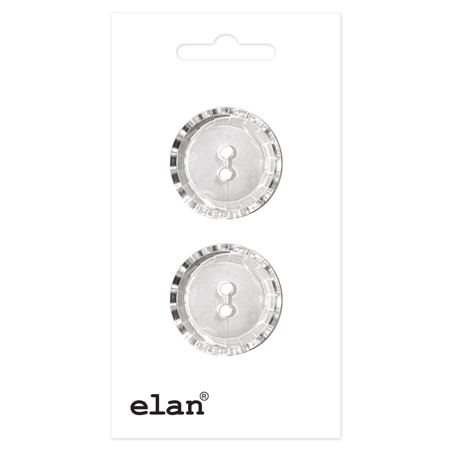 ELAN 2 Hole Button - 22mm (7/8) - 2 count