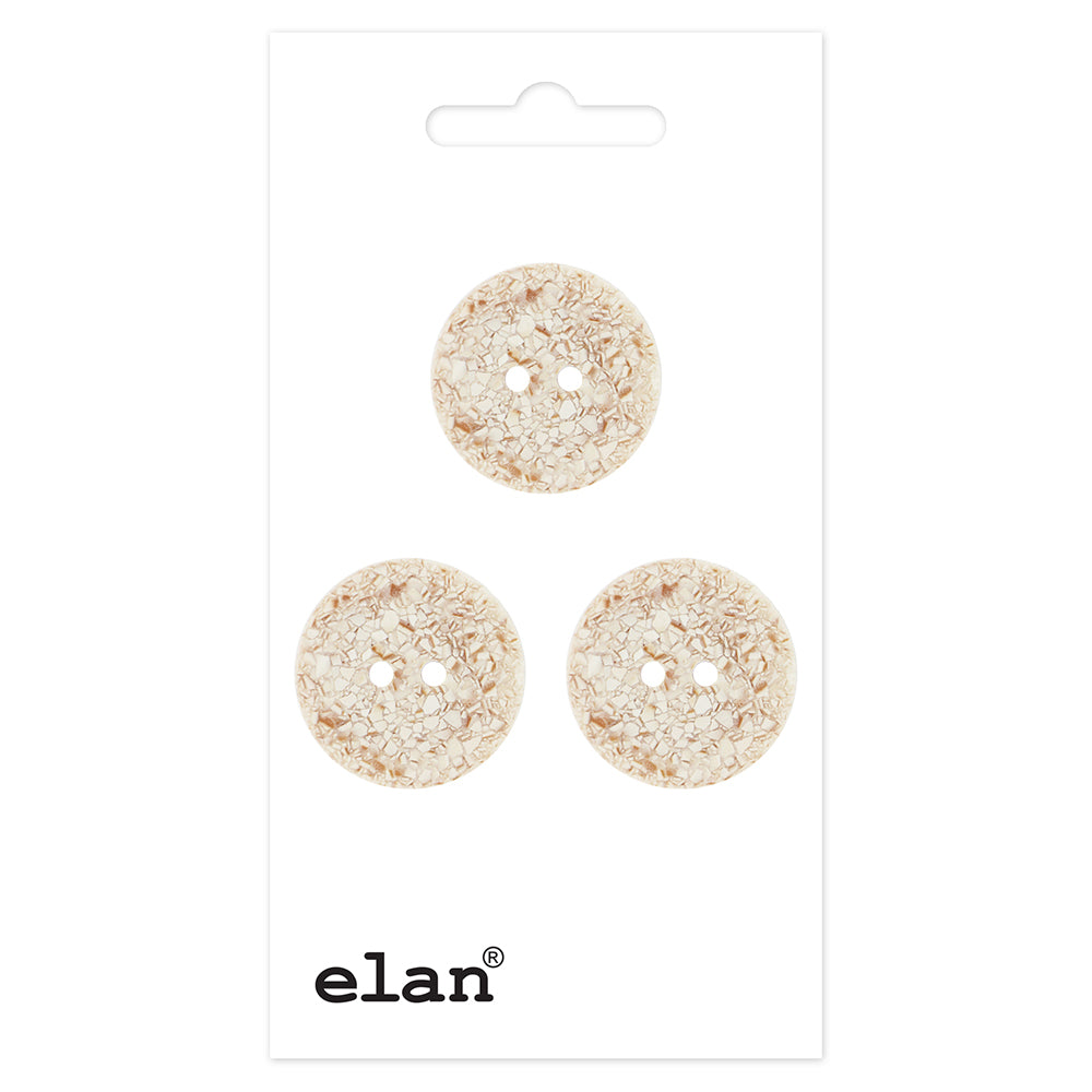 ELAN 2 Hole Button - 18mm (3/4in) - 3pcs