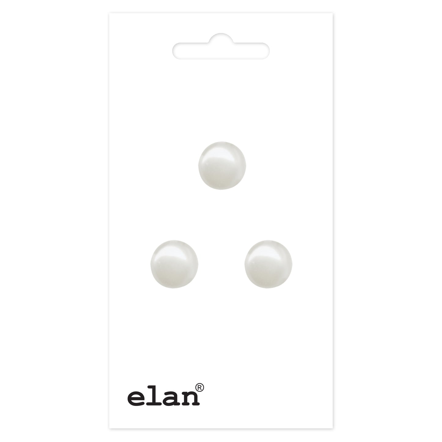 ELAN Shank Button - 9mm (3/8) - 3 count