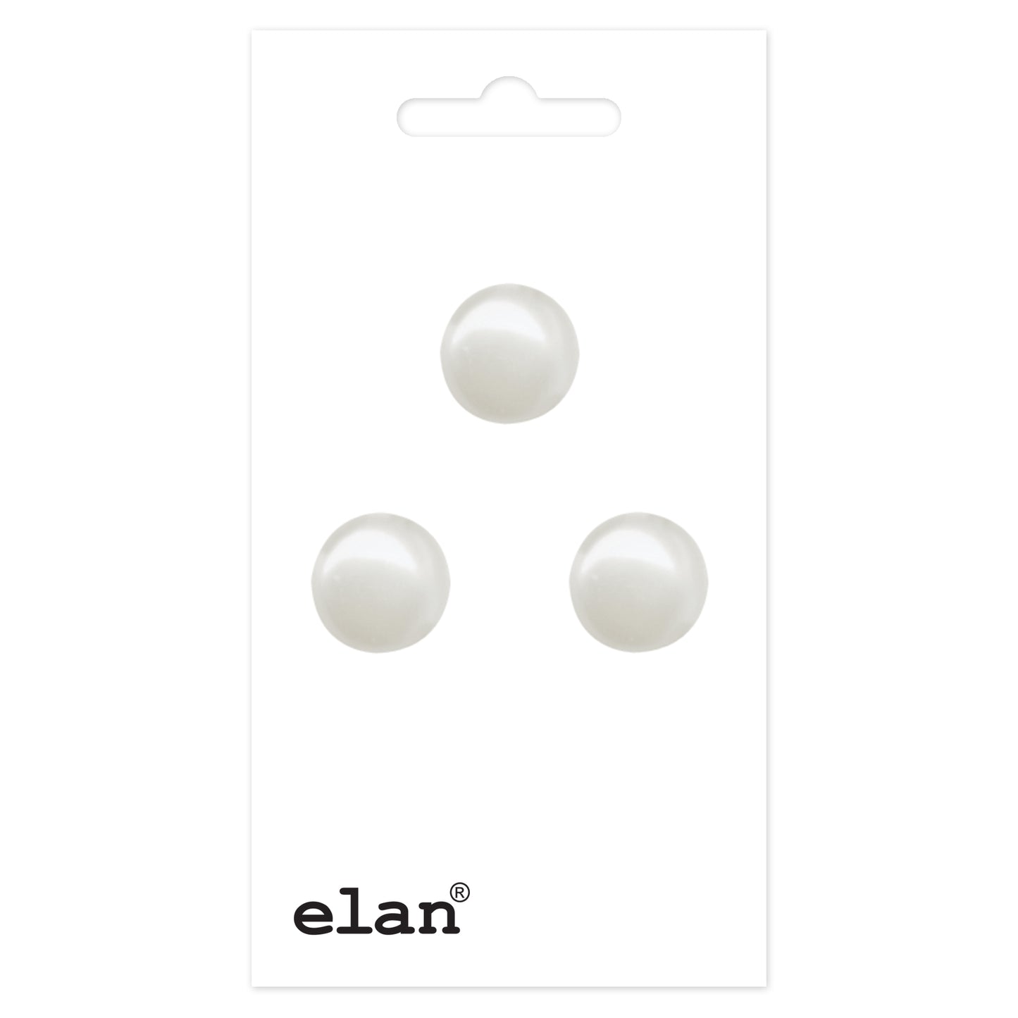 ELAN Shank Button - 12mm (1/2) - 3 count