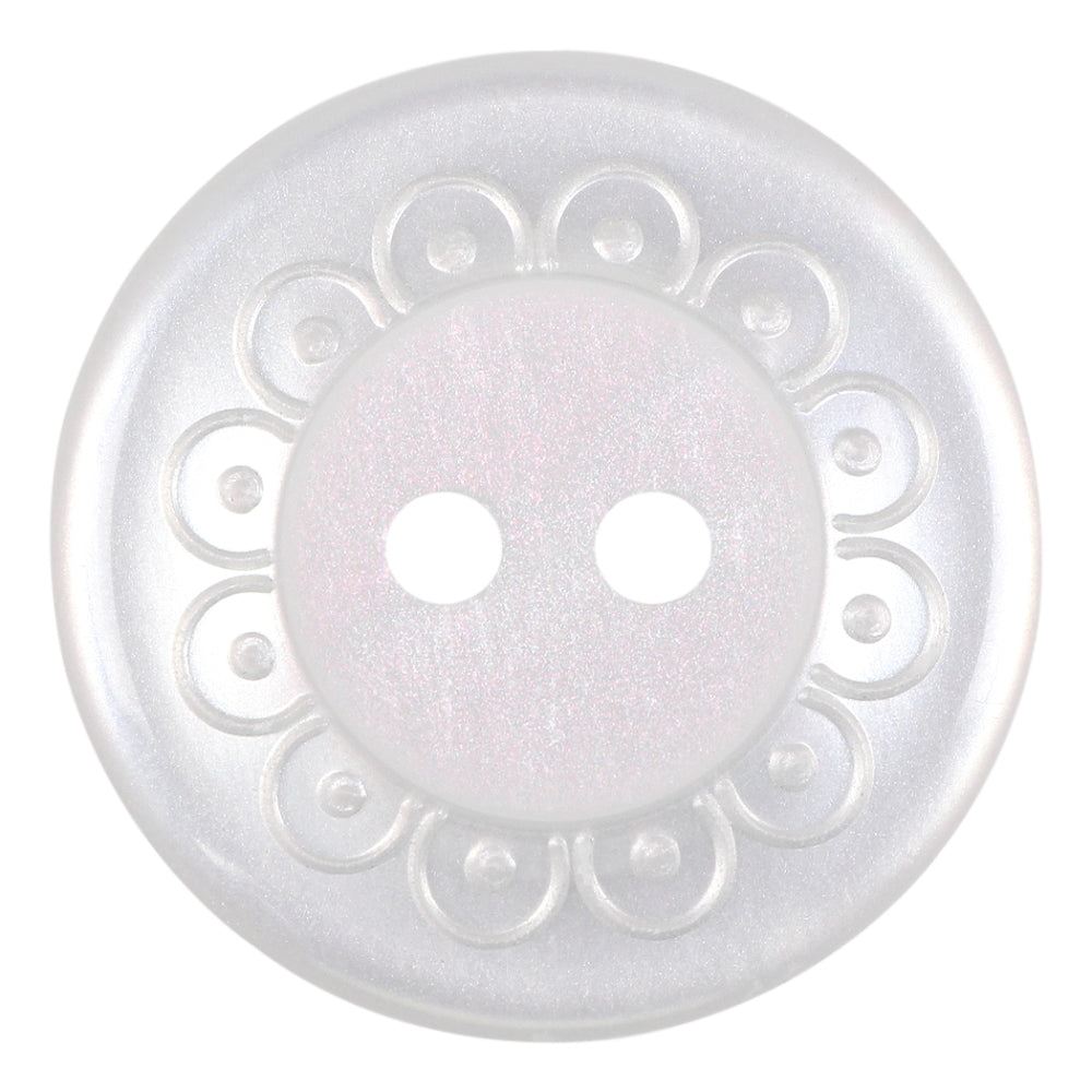 ELAN 2 Hole Button 18mm (3/4 in) 3 Count