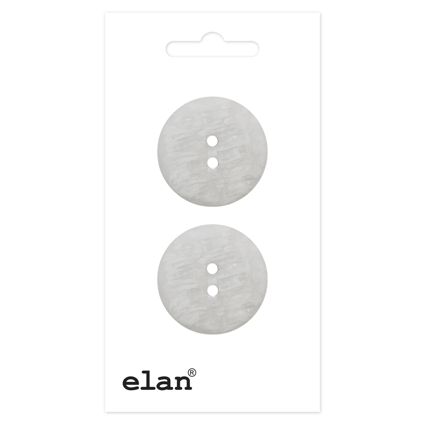 ELAN 2 Hole Button - 23mm (7/8) - 2 count