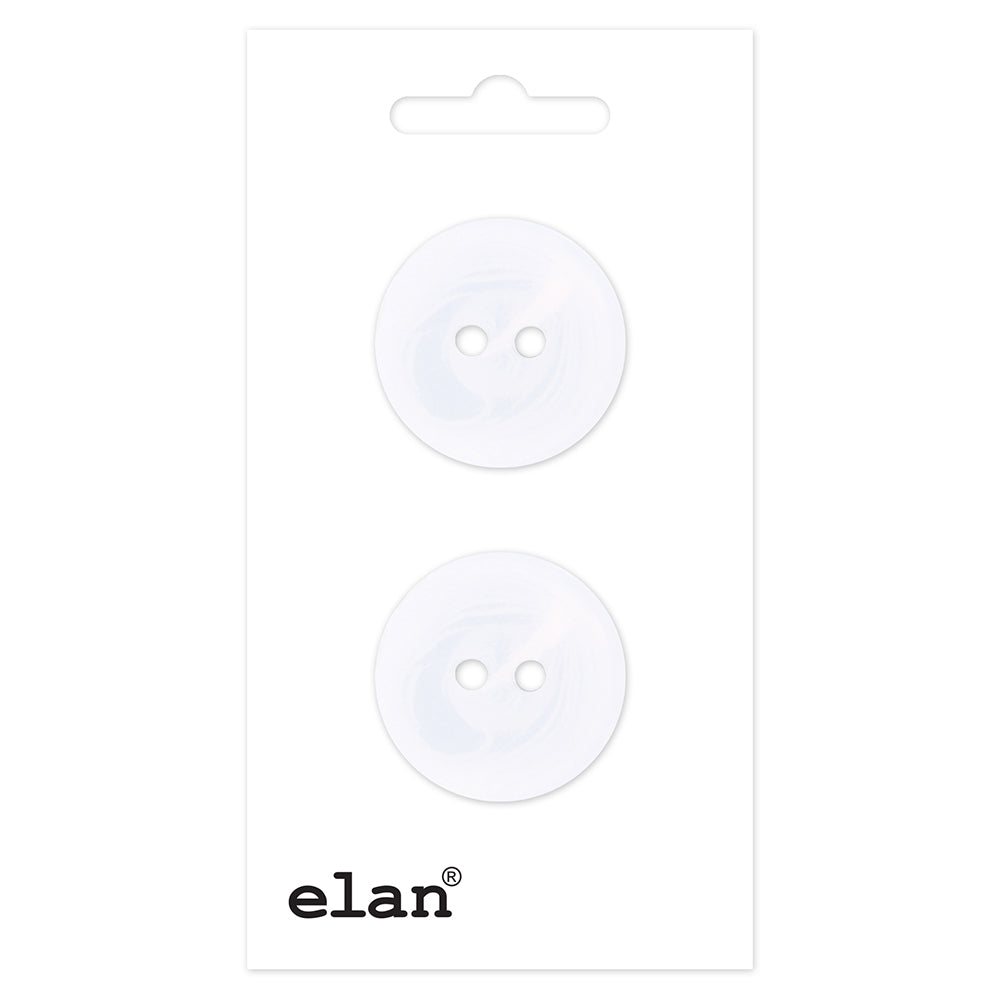 ELAN 2 Hole Button - 23mm (7/8 in.) - 2pcs