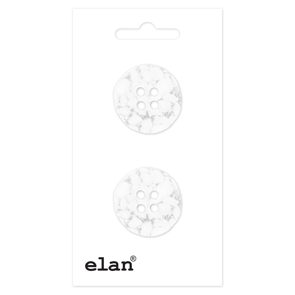 ELAN 2 Hole Button - 20mm (3/4 in.) - 2pcs