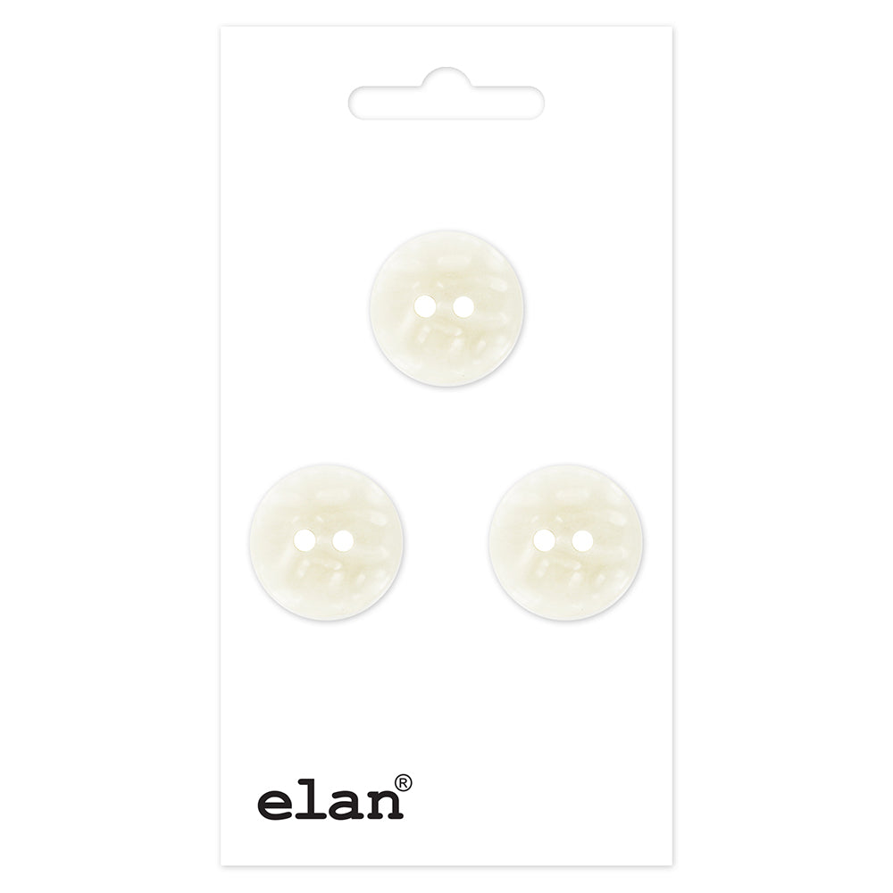 ELAN 2 Hole Button - 15mm (5/8 in.) - 3pcs
