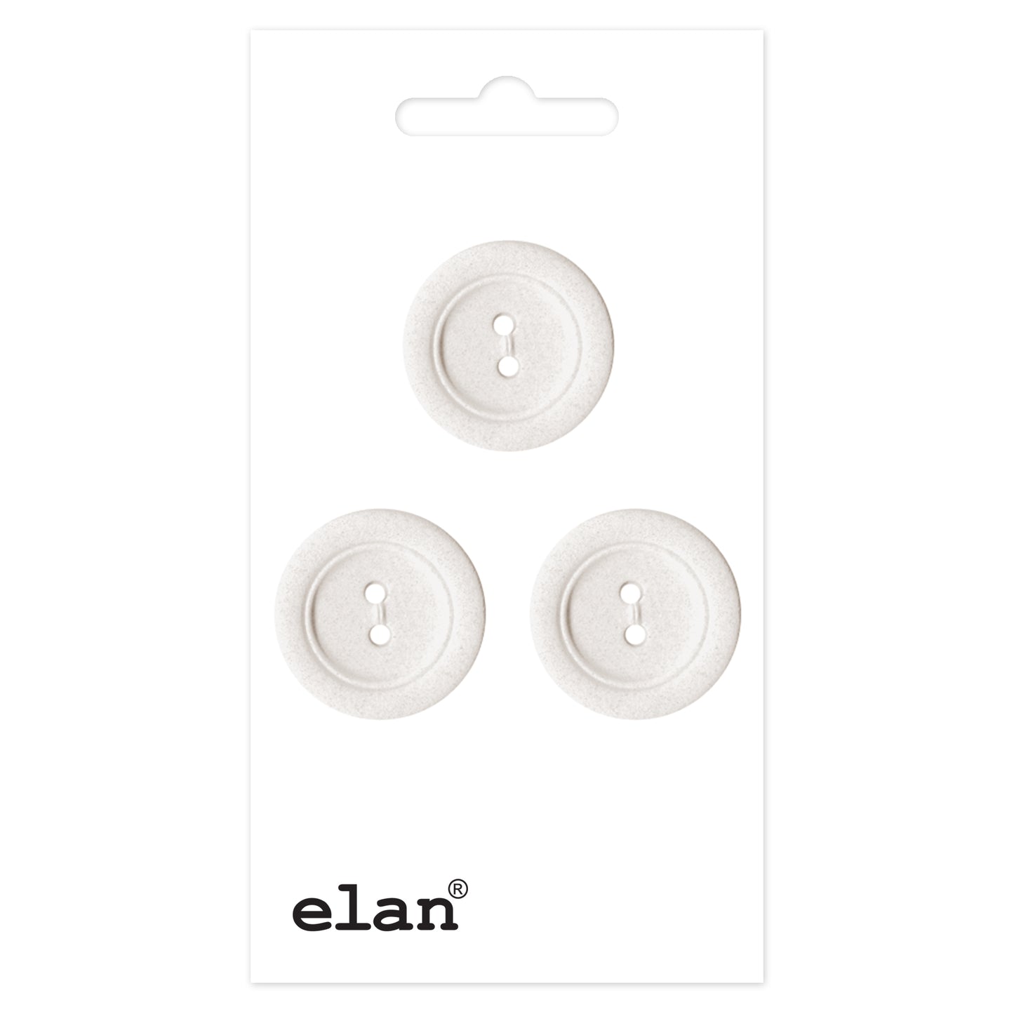 ELAN 2 Hole Button - 18mm (3/4) - 3 count