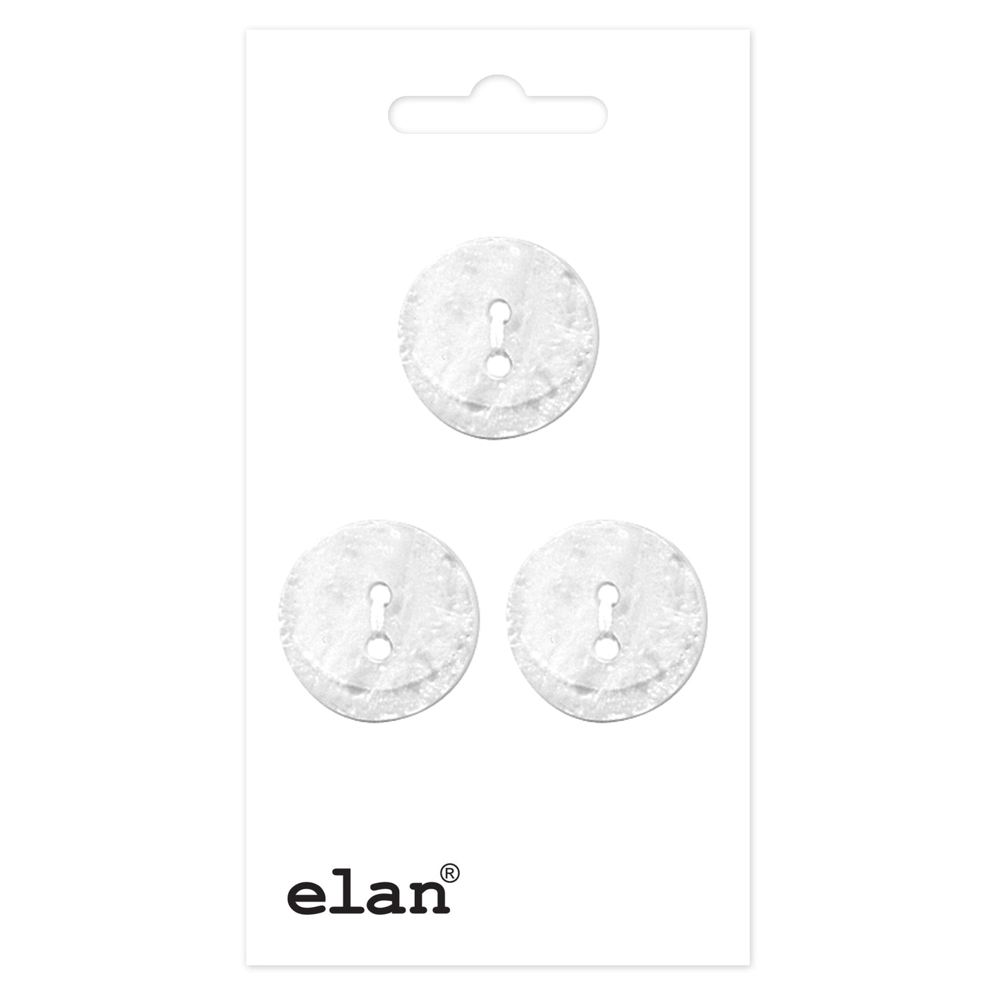ELAN 2-Hole Sew-Through Button 18 mm (3/4 in) 3 Count