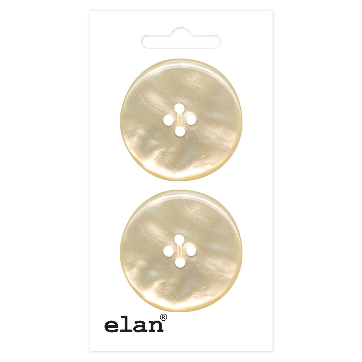 ELAN 4 Hole Button - 28mm (1 1/8) - 2 count
