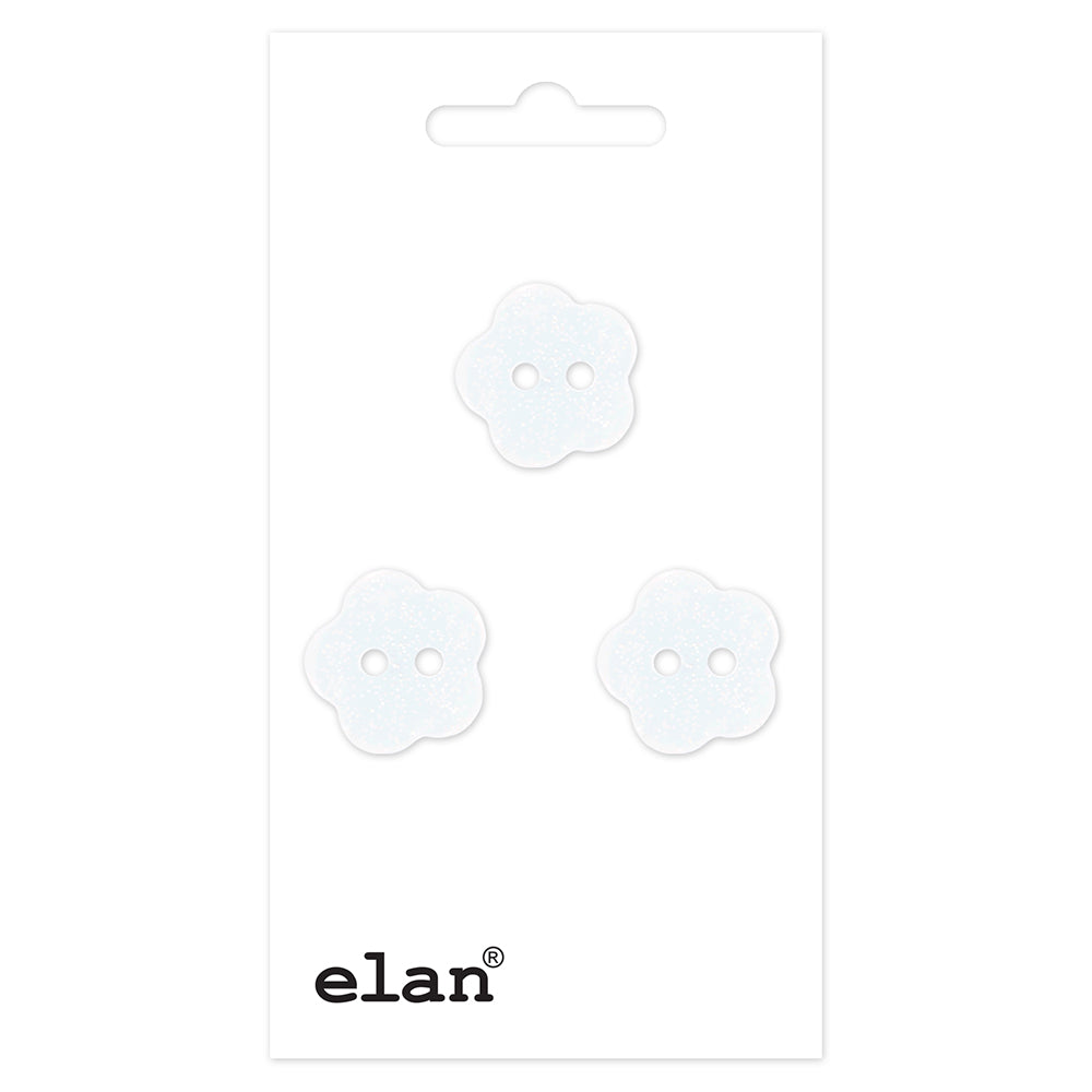 ELAN 2 Hole Button - 14mm (1/2 in.) - 3pcs
