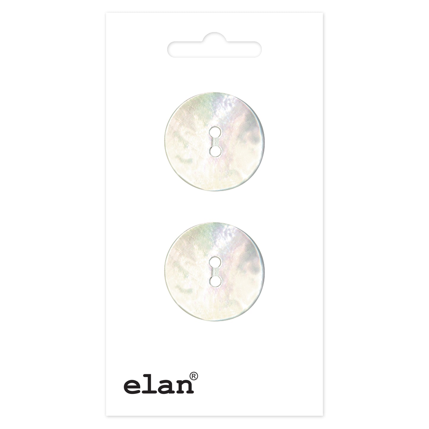 ELAN 2 Hole Button - 20mm (3/4) - 2 count