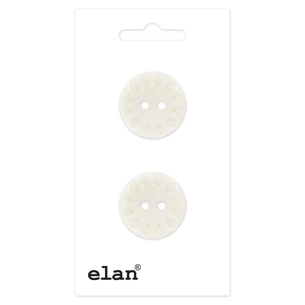 ELAN 2 Hole Button - 19mm (3/4 in.) - 2pcs