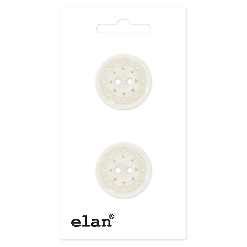 ELAN 2 Hole Button - 19mm (3/4 in.) - 2pcs