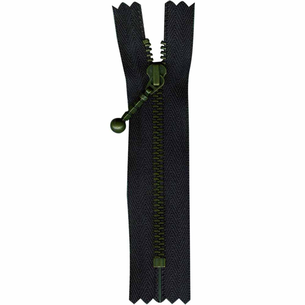COSTUMAKERS Denim Closed End Zipper – 10 cm (4") – Black – 1707