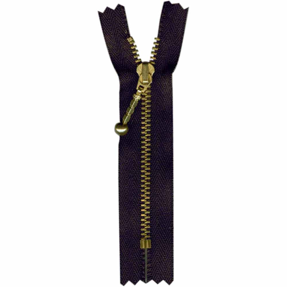 COSTUMAKERS Denim Closed End Zipper – 10 cm (4") – Black – 1709