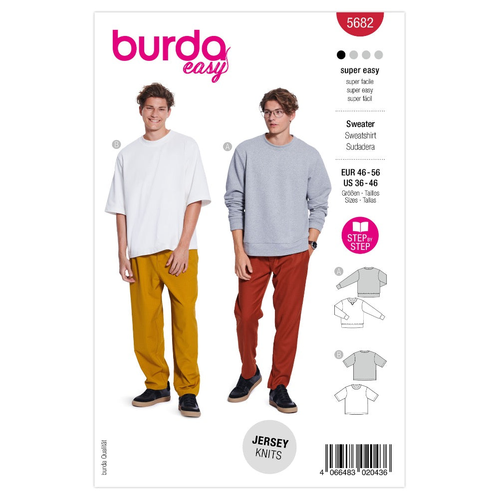 BURDA 5682 Sweater / T-Shirt