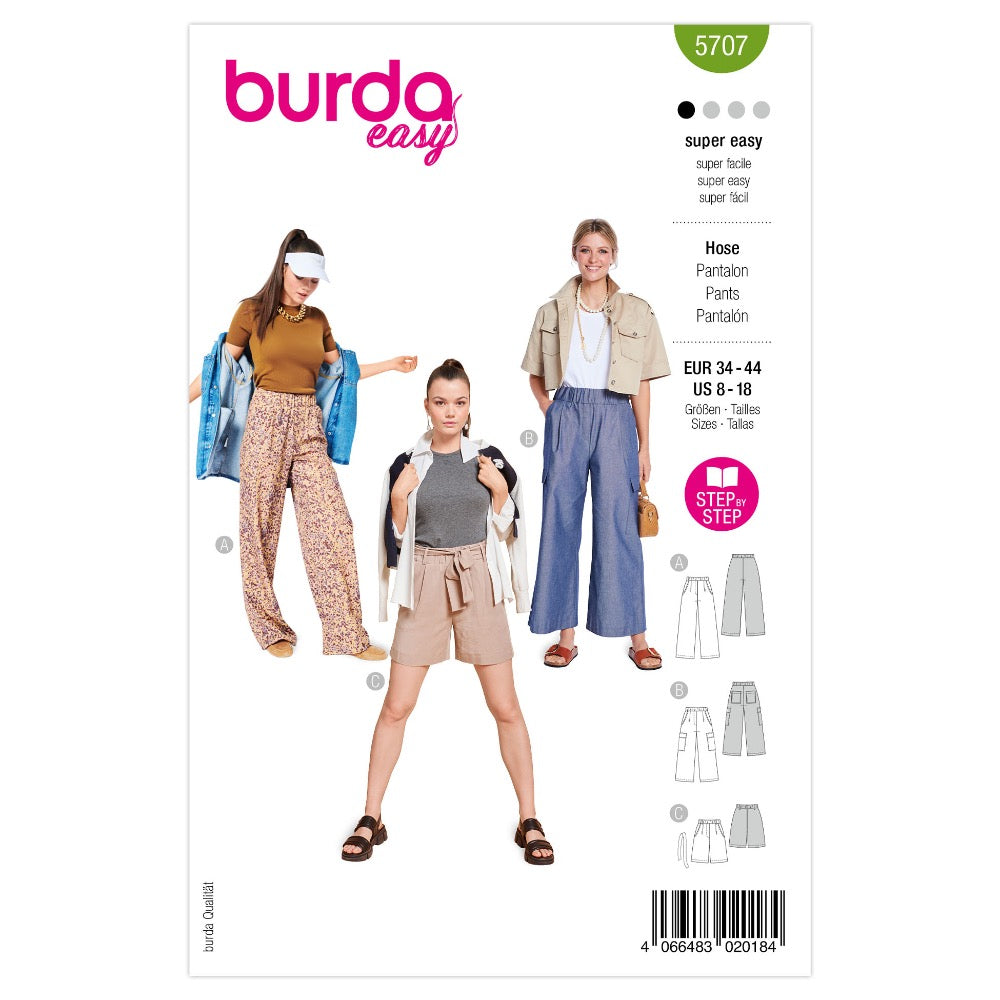 BURDA 5707 Trousers