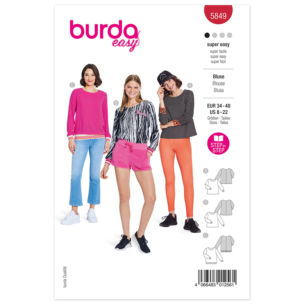 Burda - 5849 Blouse