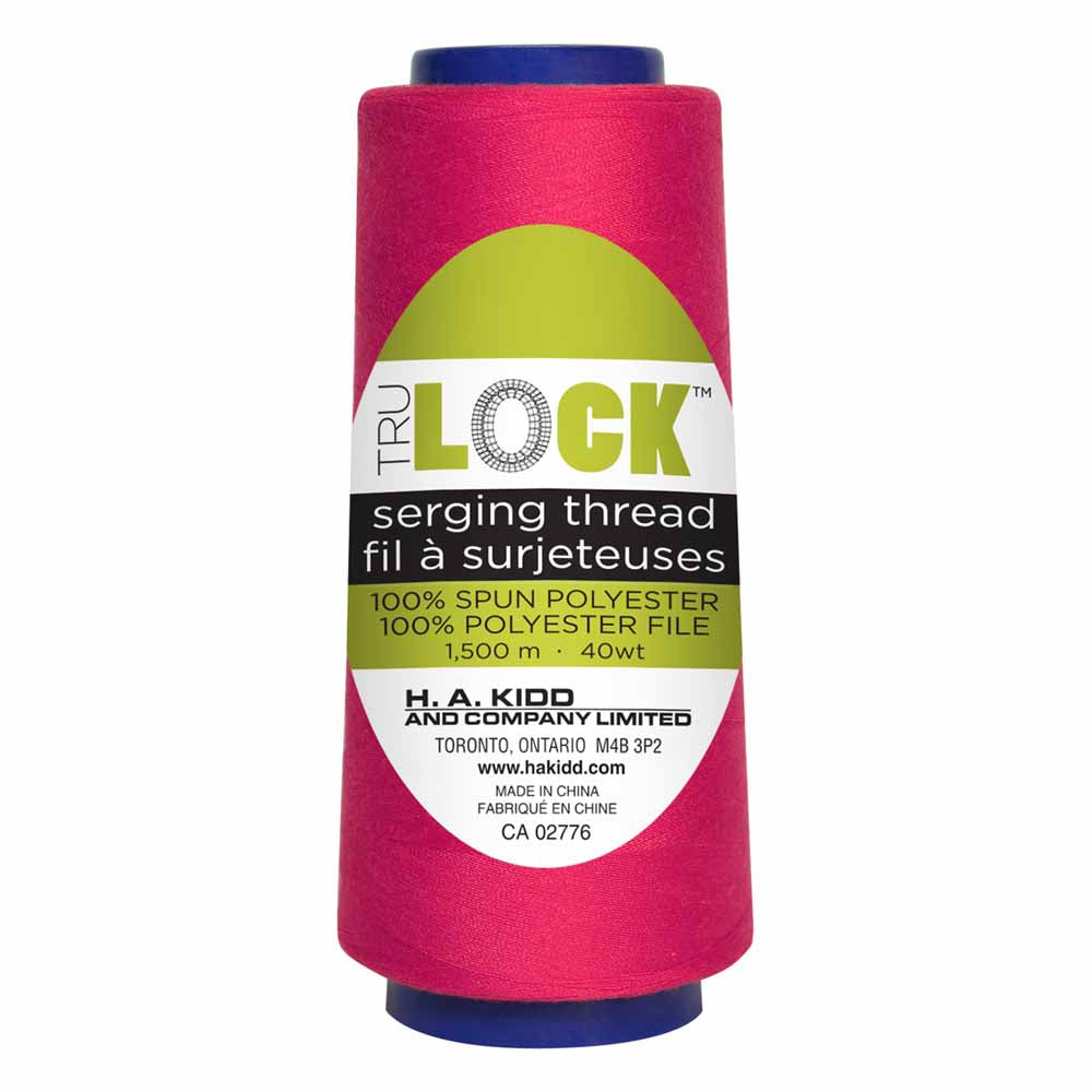 TRULOCK Premium Serging Thread – 1500 m – Hot Pink
