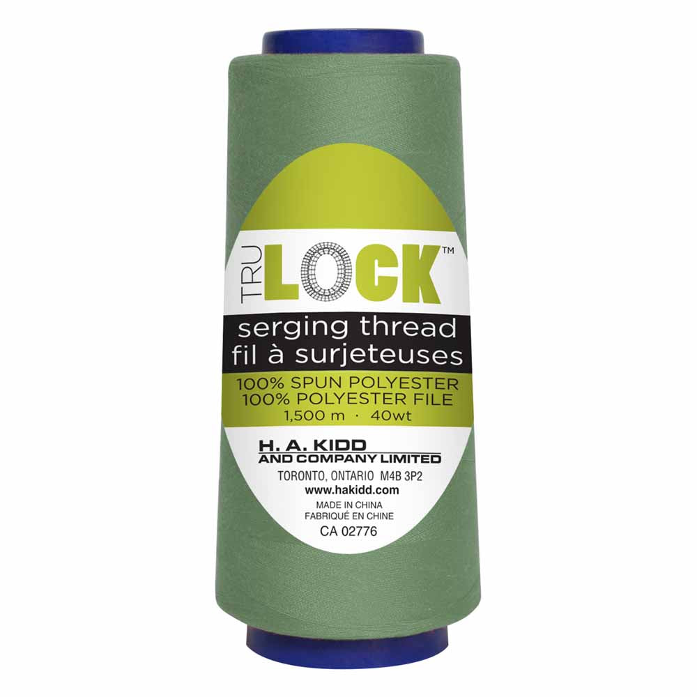 TRULOCK Premium Serging Thread – 1500 m – Sage Green