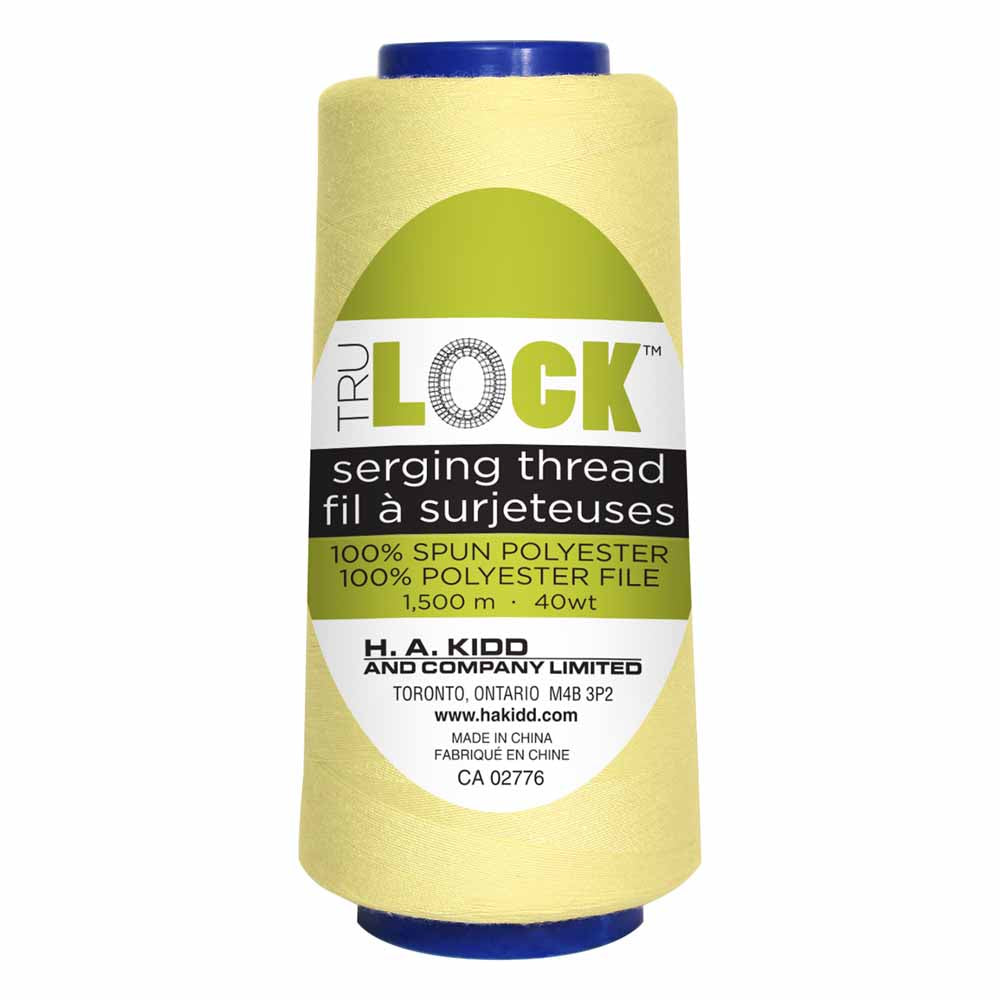TRULOCK Premium Serging Thread – 1500 m – Yellow