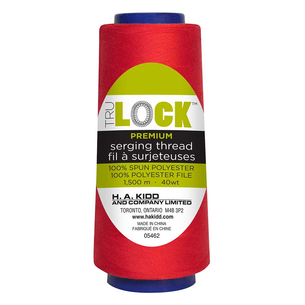 TRULOCK Premium Serging Thread – 1500 m – Red