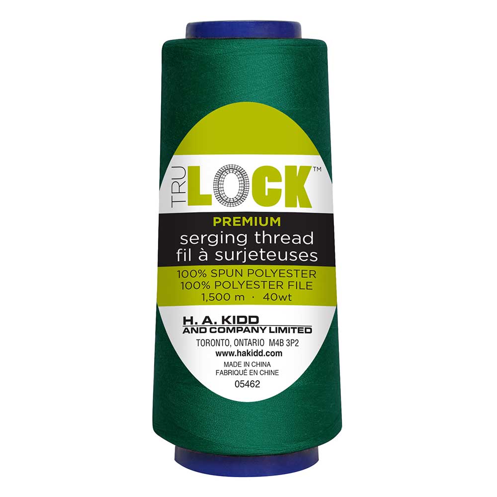 TRULOCK Premium Serging Thread – 1500 m – Green