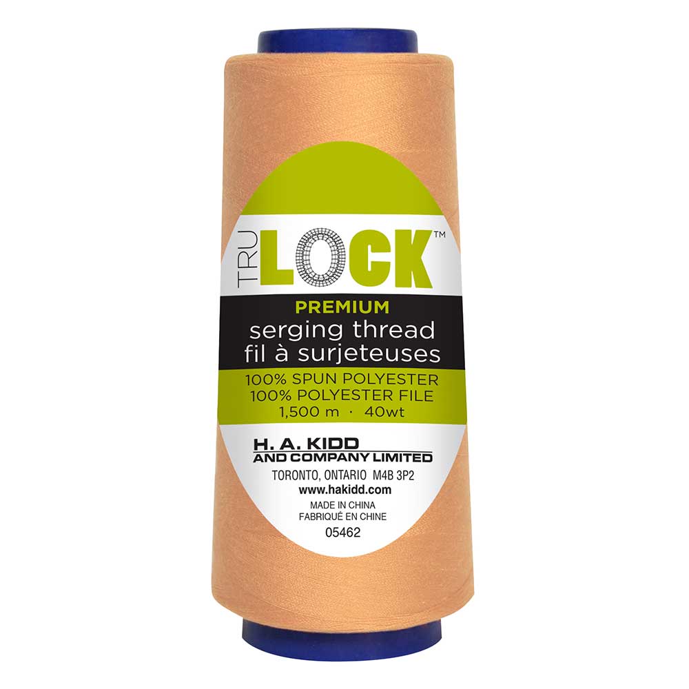 TRULOCK Premium Serging Thread – 1500 m – Apricot Cream