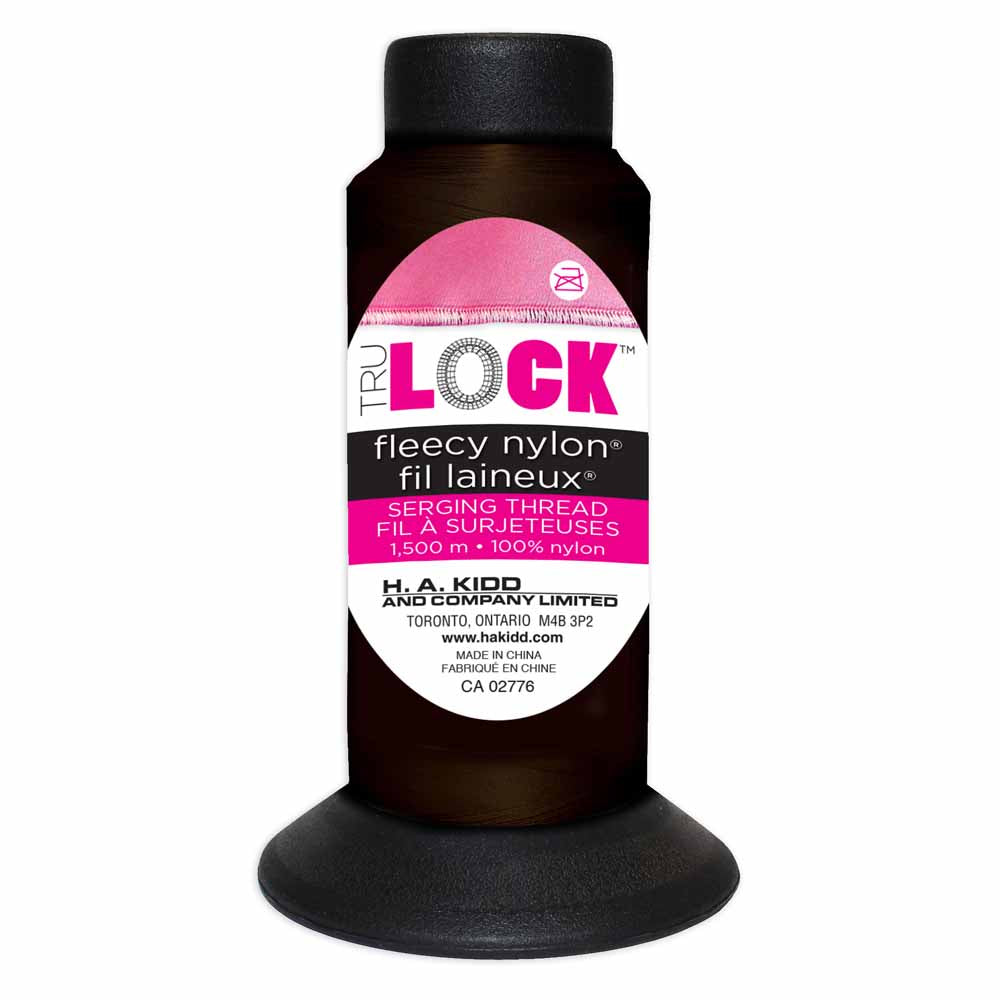 TRULOCK Fleecy Nylon Serging Thread – 1500 m – Brown