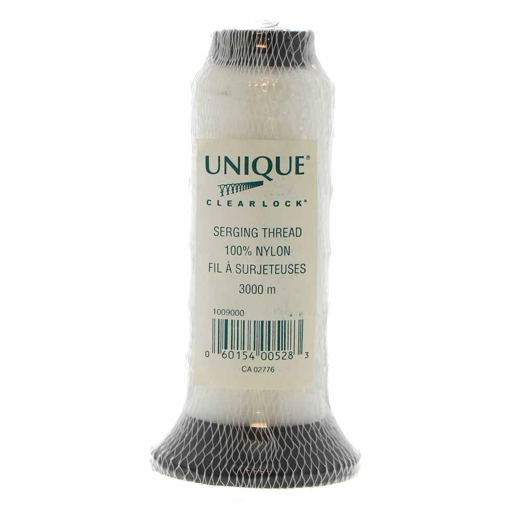 UNIQUE Invisible Thread – 3000 m Cone – Clear Nylon