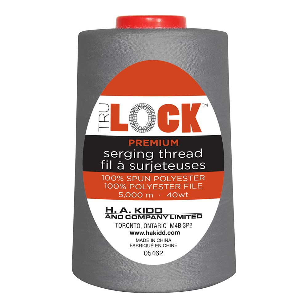TRULOCK Premium Serging Thread – 5000 m – Dark Grey