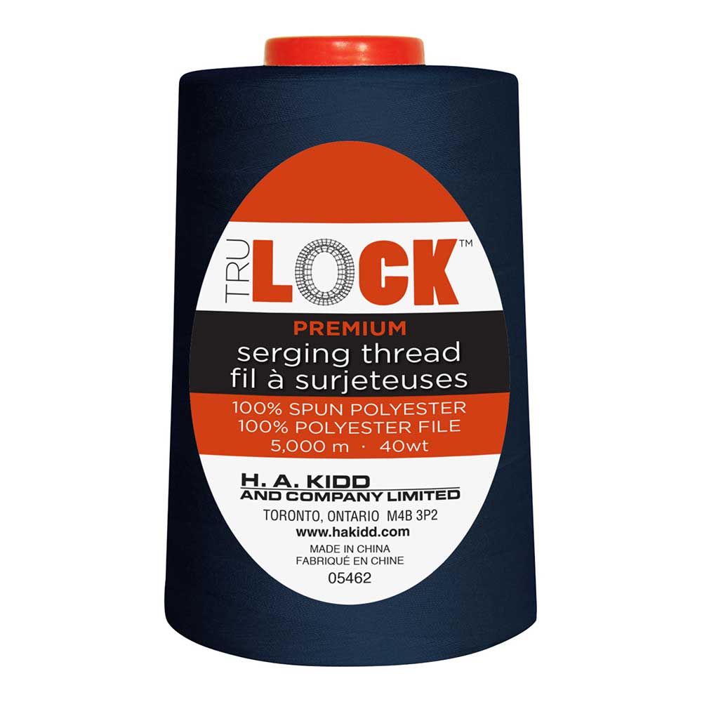 TRULOCK Premium Serging Thread – 5000 m – Navy