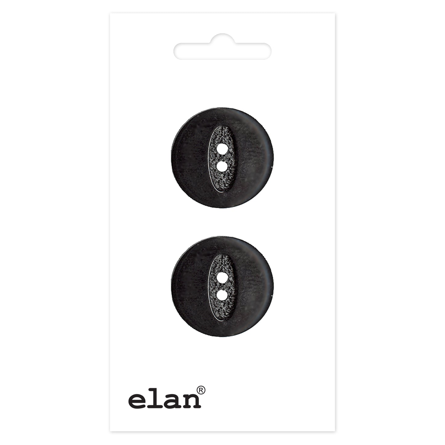 ELAN 2 Hole Button - 20mm (3/4) - 2 count