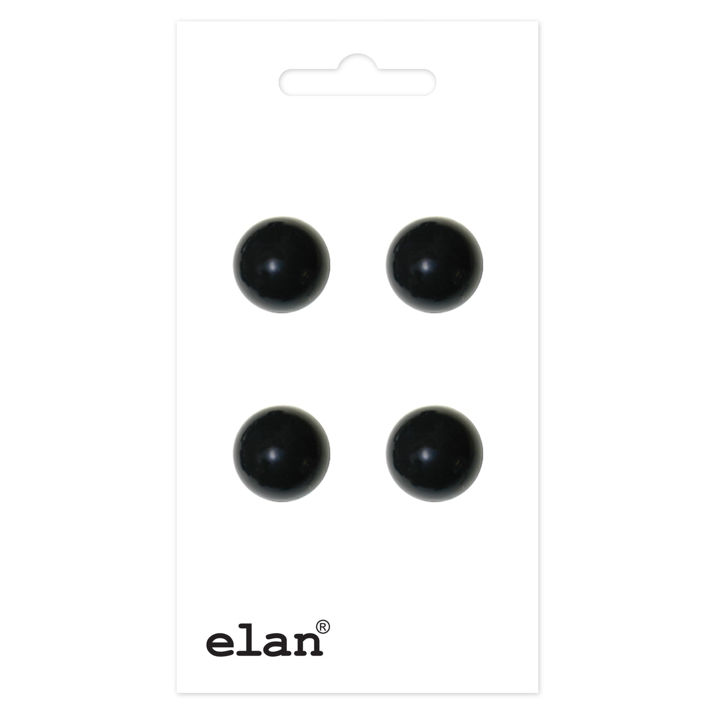 ELAN Shank Button 12 mm (1/2 in) 4 Count