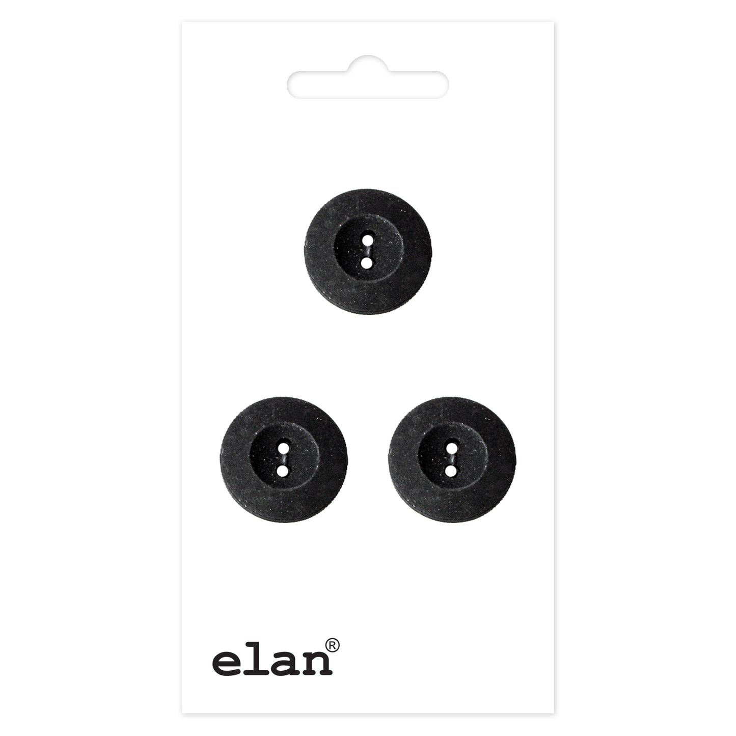 ELAN 2 Hole Button - 15mm (5/8) - 3 count