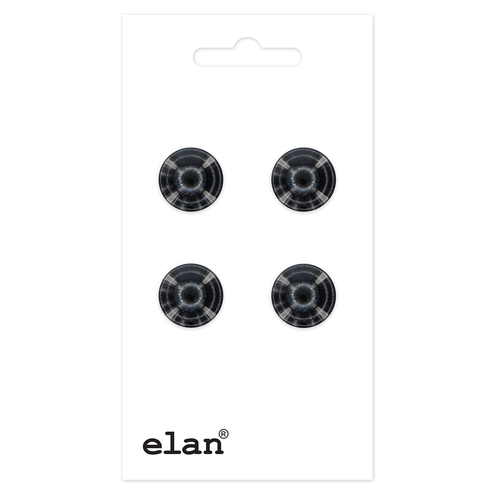 ELAN Shank Button - 11mm (3/8inch) - 6 count