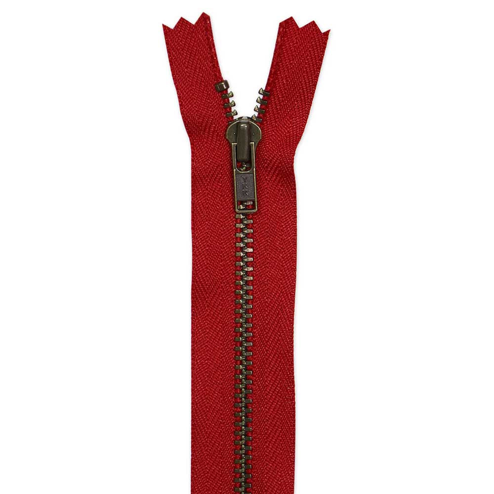 COSTUMAKERS 20 cm (8 in) Denim Closed End Zipper – Hot Red