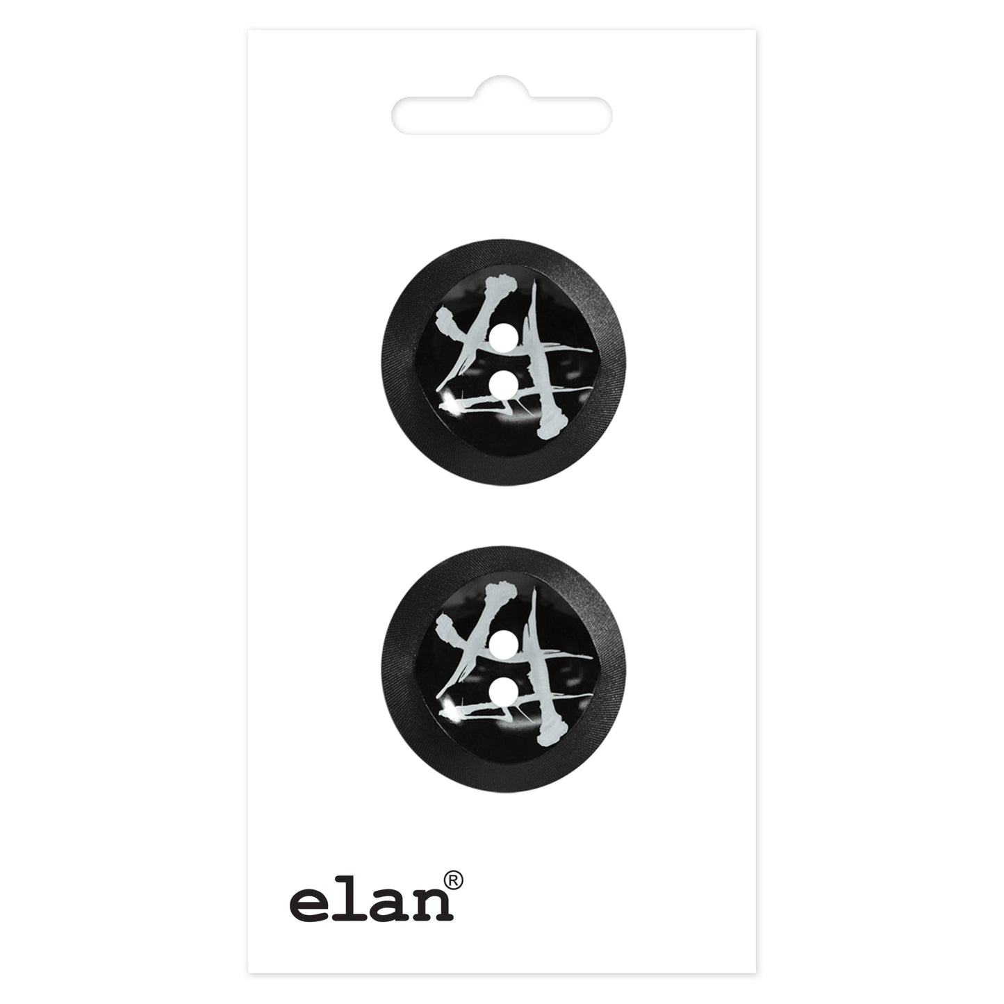 ELAN 2 Hole Button - 23mm (7/8) - 2 count