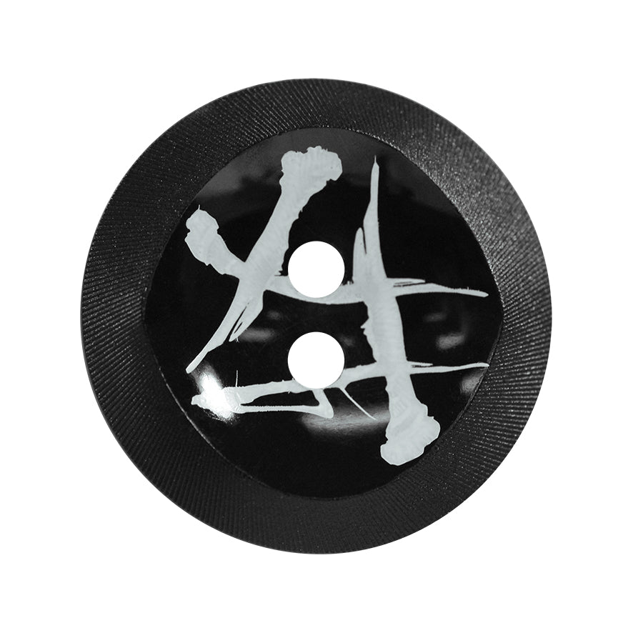 ELAN 2-Hole Sew-On Button, 34 mm (1 3/8 in), 1-Count