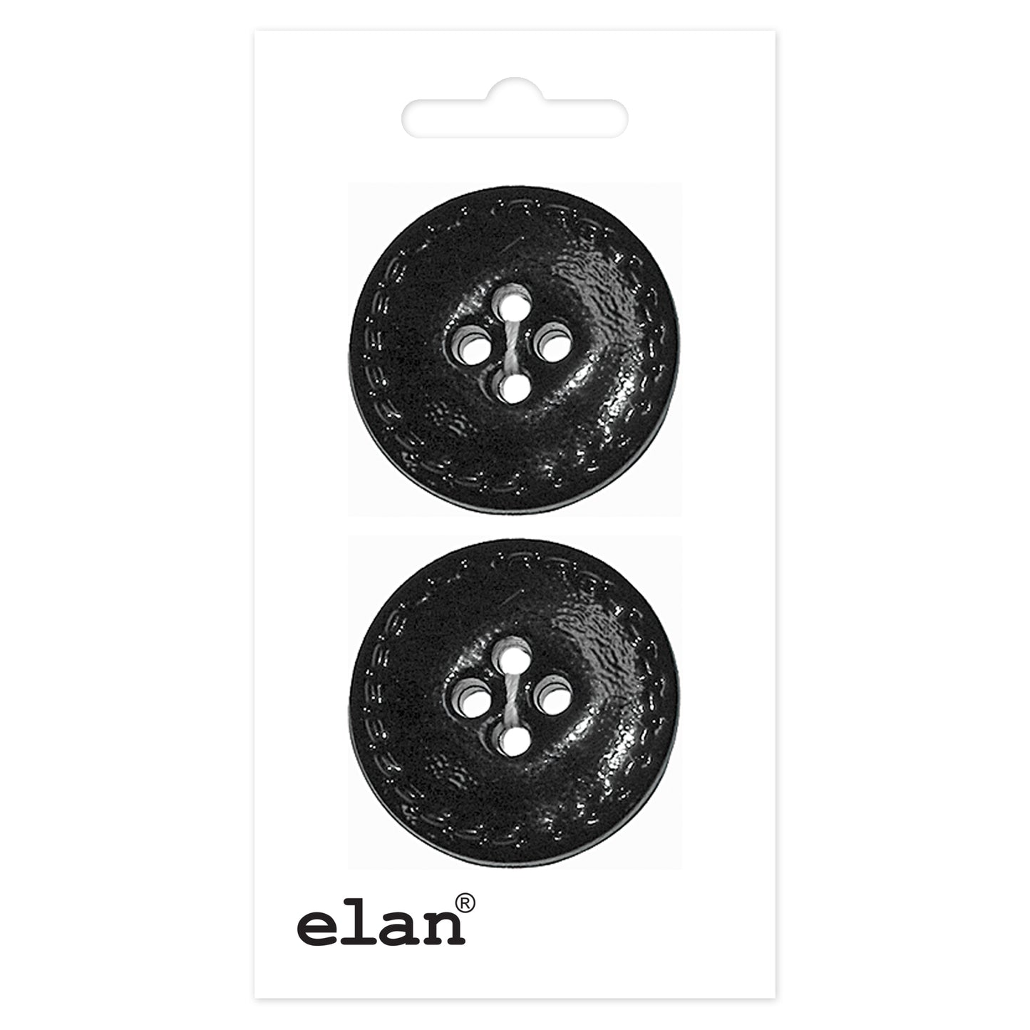 ELAN 4 Hole Button - 28mm (1 1/8) - 2 count
