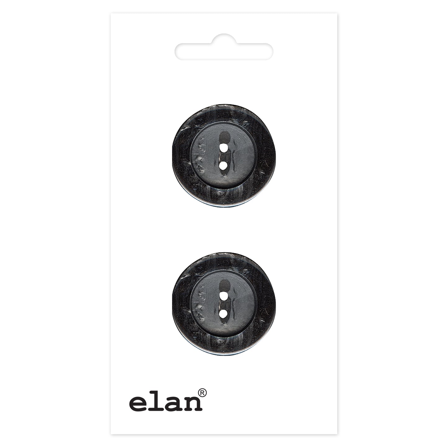 ELAN 2 Hole Button - 20mm (3/4) - 2 count