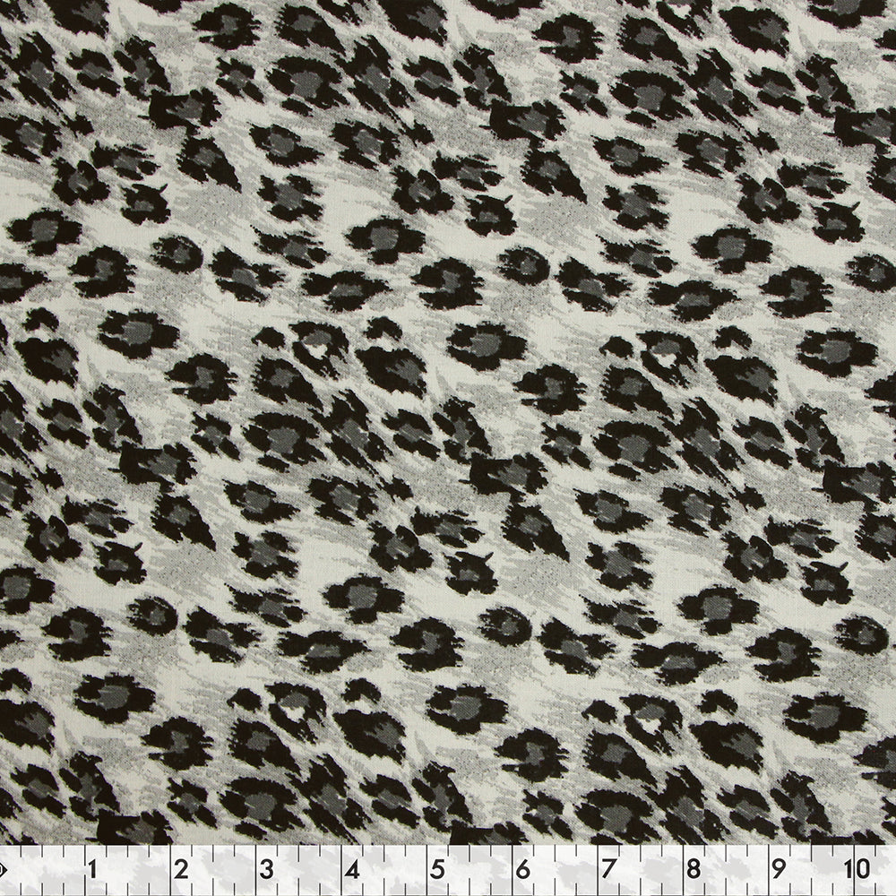 FABRIC CREATIONS 42" × 8 yd Cotton Fabric Bolt — Gray Sassy Skins
