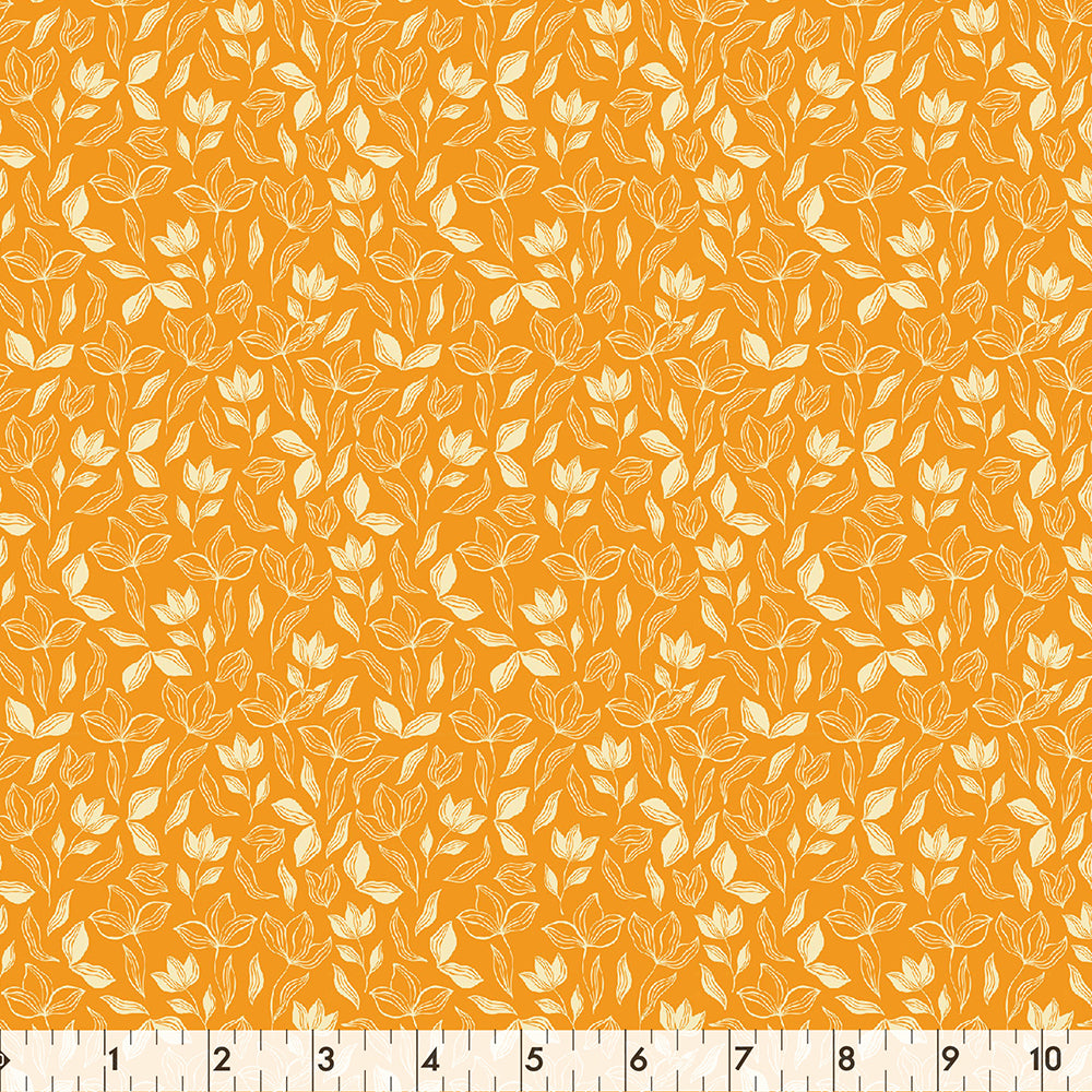 FABRIC CREATIONS 42in x 8yd Cotton Fabric Bolt - Yellow Arles Sunflowers