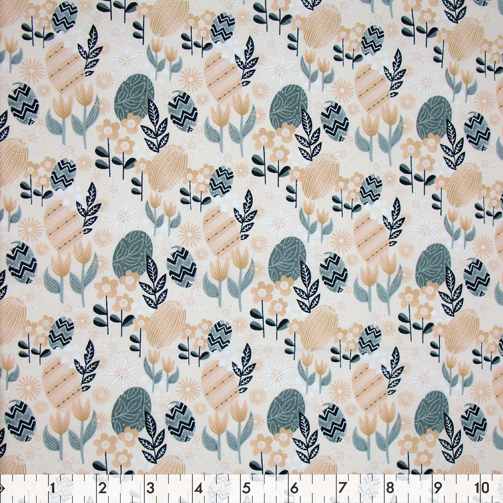 FABRIC CREATIONS 42 x 8yd Cotton Fabric Bolt - Blush Fuzzy Spring